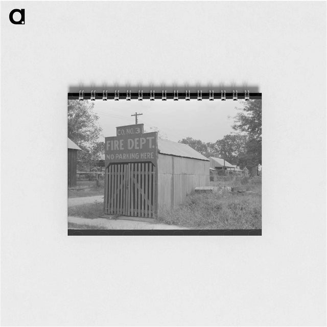アートメモ帳-Fire Department, Saint Francisville, Louisiana
 - ラッセル リー Memo.