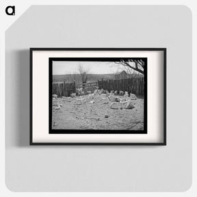 アートポスター-Children in Stockade, Kimble County, Texas
 - ラッセル リー Poster.