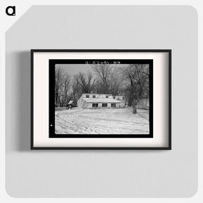 アートポスター-Chicken House on Levi Mills' Farm
 - ラッセル リー Poster.