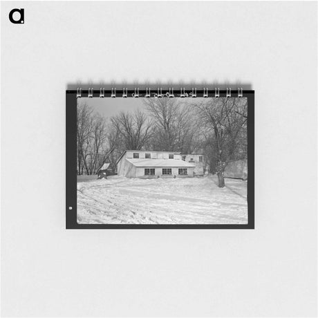 アートメモ帳-Chicken House on Levi Mills' Farm
 - ラッセル リー Memo.