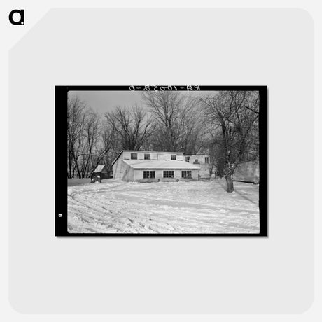 アートポストカード-Chicken House on Levi Mills' Farm
 - ラッセル リー Postcard.