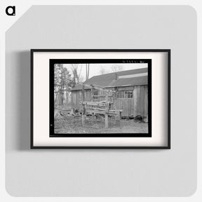 アートポスター-Farrier's Stand at Forest County Lumber Camp
 - ラッセル リー Poster.