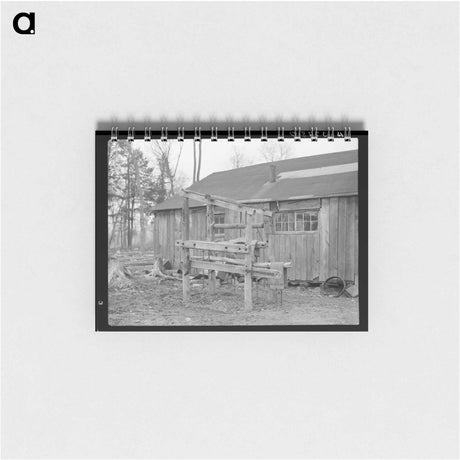 アートメモ帳-Farrier's Stand at Forest County Lumber Camp
 - ラッセル リー Memo.