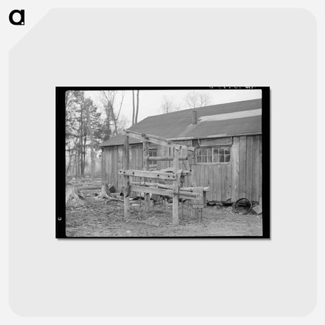アートポストカード-Farrier's Stand at Forest County Lumber Camp
 - ラッセル リー Postcard.