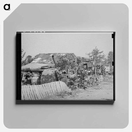 アートパネル-Mays Avenue Camp, Oklahoma City
 - ラッセル リー Canvas.
