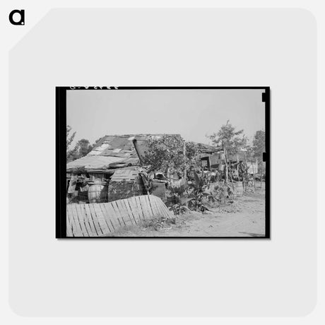 アートポストカード-Mays Avenue Camp, Oklahoma City
 - ラッセル リー Postcard.