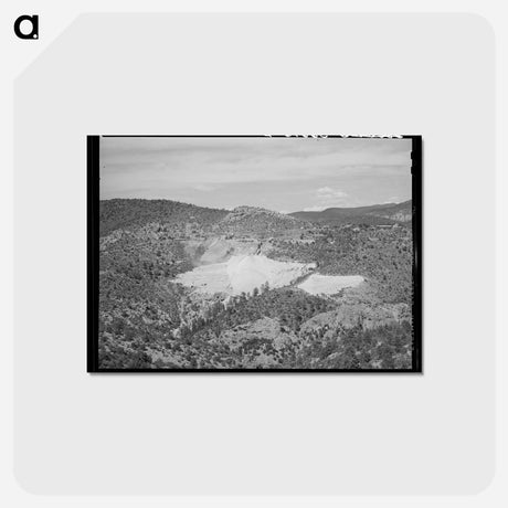 アートポストカード-Gold Mill and Tailings, Mogollon, New Mexico
 - ラッセル リー Postcard.