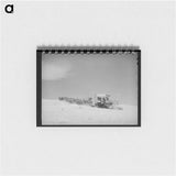 アートメモ帳-Mules Drawn Combine in Wheat Fields, Walla Walla County
 - ラッセル リー Memo.