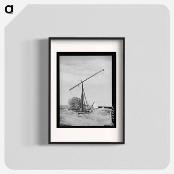 Hay Stacker and Hay Stack on Farm
 - ラッセル リー Poster.