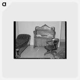 アートポストカード-Living Room Corner, Jim Hardin's House, Two Bit Creek
 - ラッセル リー Postcard.