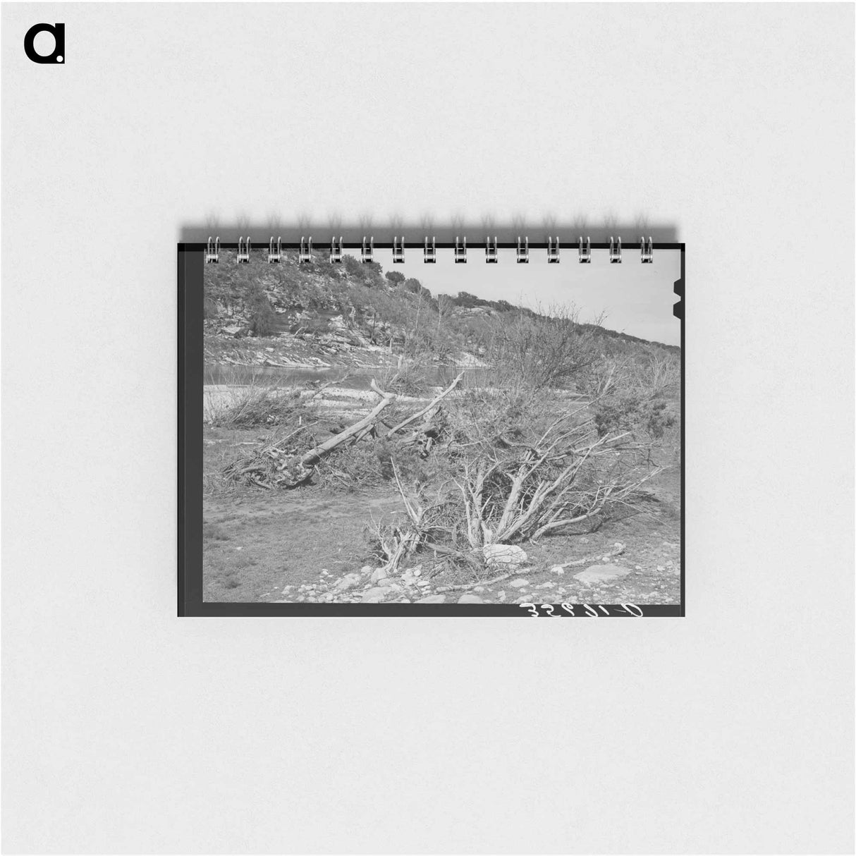 アートメモ帳-Llano River Banks, Kimble County, Texas
 - ラッセル リー Memo.