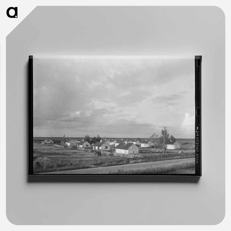 アートパネル-Quarters for Laborers, Plantation Near Convent, Louisiana
 - ラッセル リー Canvas.