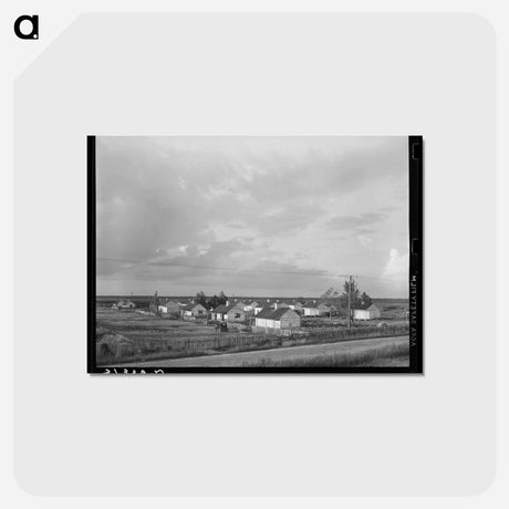 アートポストカード-Quarters for Laborers, Plantation Near Convent, Louisiana
 - ラッセル リー Postcard.