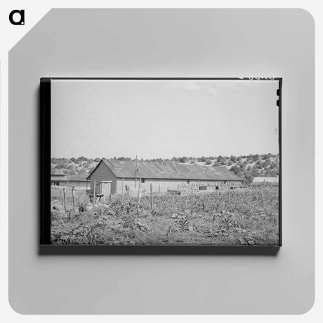 アートパネル-Barn, Penasco, New Mexico
 - ラッセル リー Canvas.