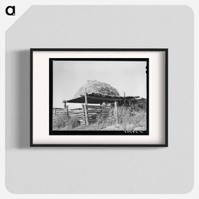 アートポスター-Livestock Shelter near Questa, New Mexico
 - ラッセル リー Poster.