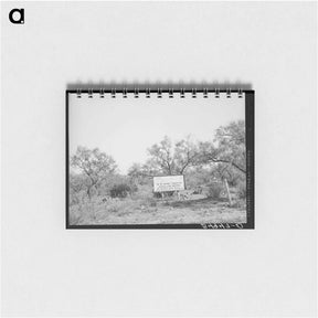 アートメモ帳-Character of a Twenty by Five Mile Land Strip
 - ラッセル リー Memo.