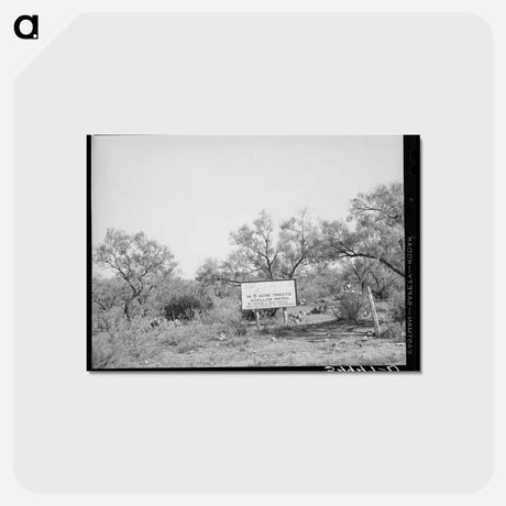 アートポストカード-Character of a Twenty by Five Mile Land Strip
 - ラッセル リー Postcard.