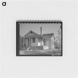アートメモ帳-Farmhouse, Placer County, California
 - ラッセル リー Memo.