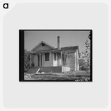 アートポストカード-Farmhouse, Placer County, California
 - ラッセル リー Postcard.
