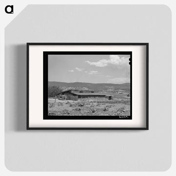 Hay and Cow Barn, Chamisal, New Mexico
 - ラッセル リー Poster.