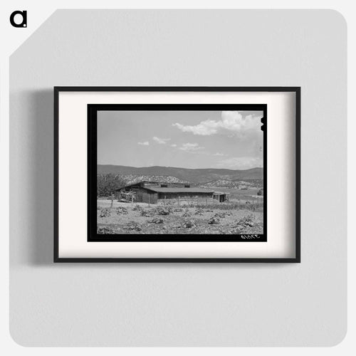 Hay and Cow Barn, Chamisal, New Mexico
 - Russell Lee Poster.