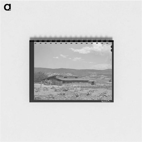 アートメモ帳-Hay and Cow Barn, Chamisal, New Mexico
 - ラッセル リー Memo.