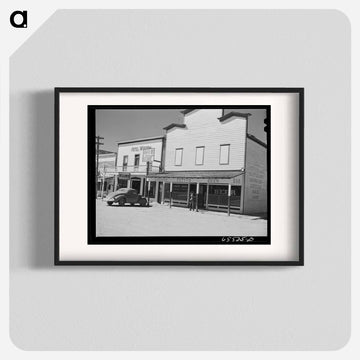 Buildings on Main Street, Wisdom, Montana
 - ラッセル リー Poster.