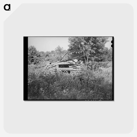 アートポストカード-Abandoned Shed and Plow, McIntosh County, Oklahoma
 - ラッセル リー Postcard.