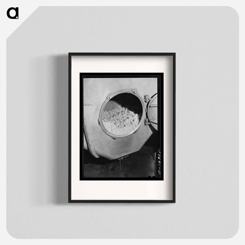 Butter in Churn at the Dairymen's Cooperative Creamery, Caldwell, Canyon County, Idaho
 - Russell Lee Poster.