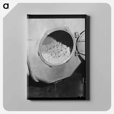 アートパネル-Butter in Churn at the Dairymen's Cooperative Creamery, Caldwell, Canyon County, Idaho
 - ラッセル リー Canvas.