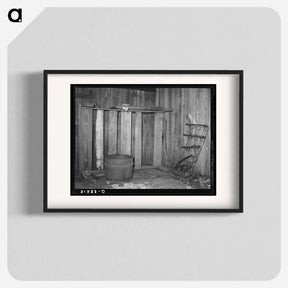 アートポスター-Interior of Old Slave Quarters
 - ラッセル リー Poster.