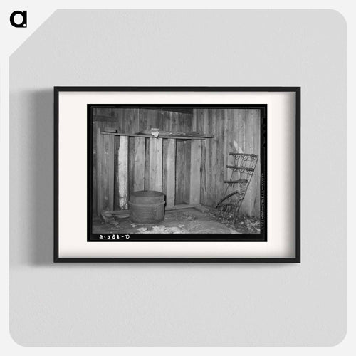 Interior of Old Slave Quarters
 - Russell Lee Poster.
