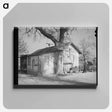 アートパネル-Barn of Chinese Farmer, Placer County, California
 - ラッセル リー Canvas.
