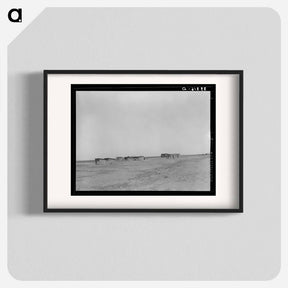 アートポスター-Farm Laborers' Dwellings, Ralls, Texas
 - ラッセル リー Poster.