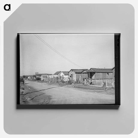 アートパネル-Street of Houses, Corpus Christi
 - ラッセル リー Canvas.