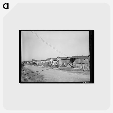 アートポストカード-Street of Houses, Corpus Christi
 - ラッセル リー Postcard.