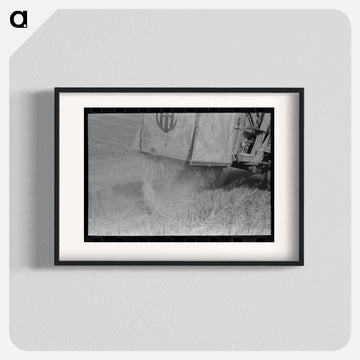 Combine in Wheat Field, Walla Walla County, Washington
 - ラッセル リー Poster.