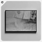 アートパネル-Combine in Wheat Field, Walla Walla County, Washington
 - ラッセル リー Canvas.