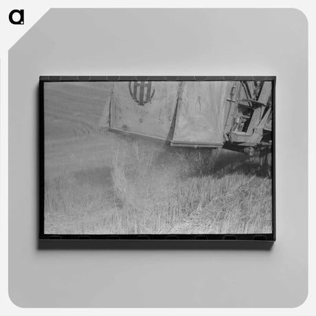 アートパネル-Combine in Wheat Field, Walla Walla County, Washington
 - ラッセル リー Canvas.