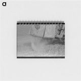アートメモ帳-Combine in Wheat Field, Walla Walla County, Washington
 - ラッセル リー Memo.