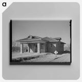 アートパネル-Abandoned Railway Station Church, Slick, Oklahoma
 - ラッセル リー Canvas.