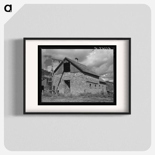 Brick Barn, Animas River Valley, Colorado
 - Russell Lee Poster.
