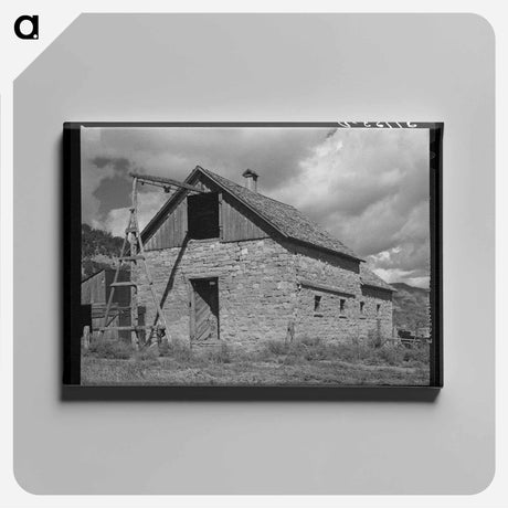 アートパネル-Brick Barn, Animas River Valley, Colorado
 - ラッセル リー Canvas.