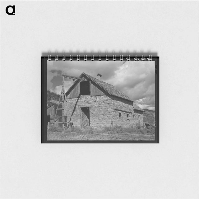 アートメモ帳-Brick Barn, Animas River Valley, Colorado
 - ラッセル リー Memo.