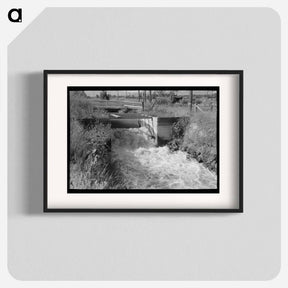 アートポスター-Irrigation Ditch, Box Elder County, Utah
 - ラッセル リー Poster.