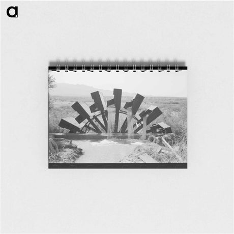 アートメモ帳-Waterwheel, FSA Project, Mohave County, Arizona
 - ラッセル リー Memo.
