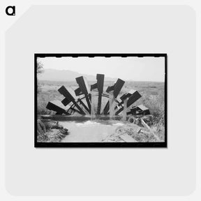 アートポストカード-Waterwheel, FSA Project, Mohave County, Arizona
 - ラッセル リー Postcard.