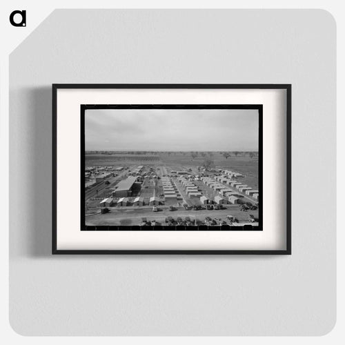 Housing, Farm Security Administration Farm Workers Community, Woodville, California
 - Russell Lee Poster.