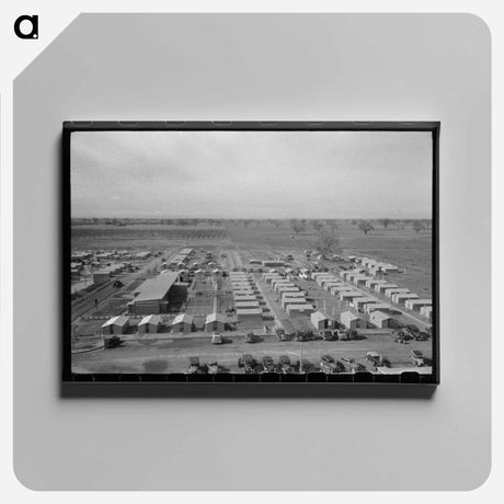 アートパネル-Housing, Farm Security Administration Farm Workers Community, Woodville, California
 - ラッセル リー Canvas.