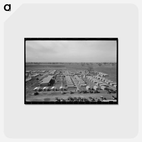 アートポストカード-Housing, Farm Security Administration Farm Workers Community, Woodville, California
 - ラッセル リー Postcard.